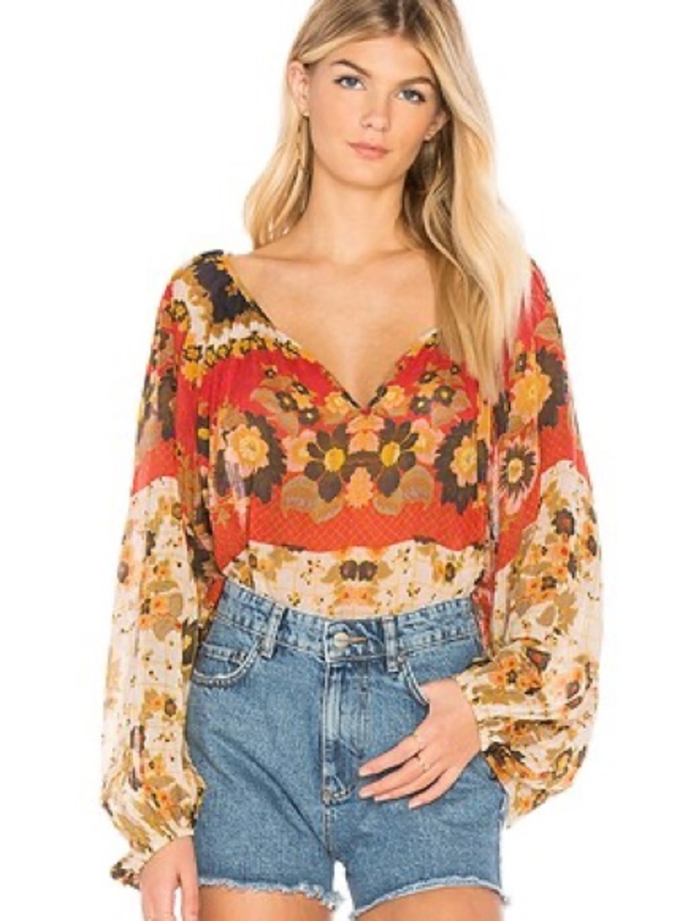 Marushka Blouse in Floral Combo
MES DEMOISELLES